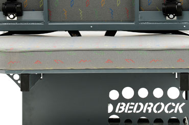Bedrock reclining bed - rear detail